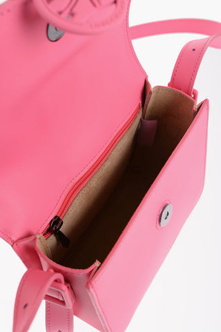 Borsa a Spalla In Pelle a Tinta Unita