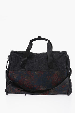 Denim Garment Bag With Camouflage Pockets