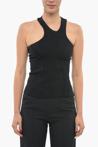 Ribbed Stretch Cotton Top