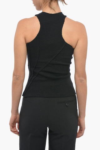 Ribbed Stretch Cotton Top