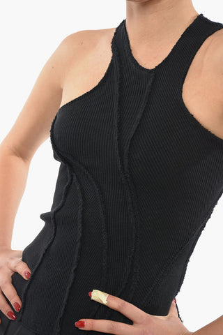 Ribbed Stretch Cotton Top