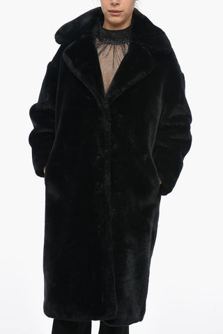 Single Breasted CAMILLA Faux-Fur Coat
