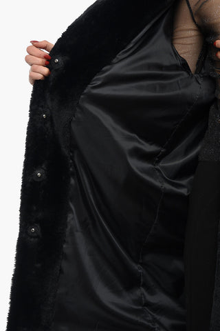 Single Breasted CAMILLA Faux-Fur Coat