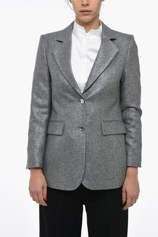 Lined Single Breasted Lurex Blend RODEBJER VIOLANTE Blazer