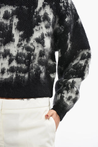 Two-Tone RAY Crew-neck Sweater