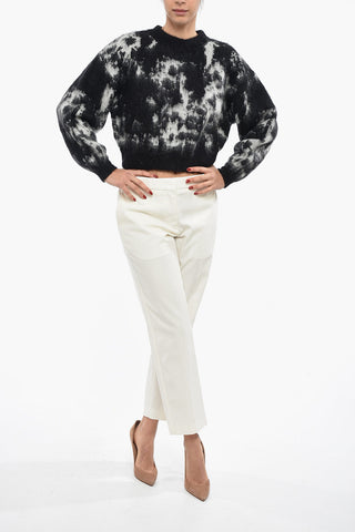 Two-Tone RAY Crew-neck Sweater