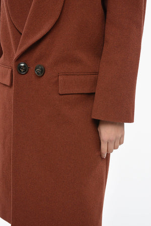 Coat DROP SHOULDER Double-Breasted with Martingale
