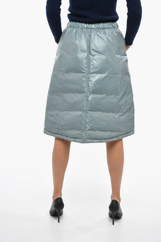 Nylon Padded Skirt with Elastic Waistband