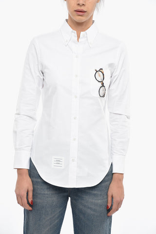 Camicia A Maniche Lunghe Con Taschino Dettaglio Paillettes