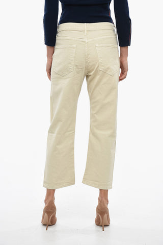 High-Waisted THE DITCHER Cropped Jeans 21cm