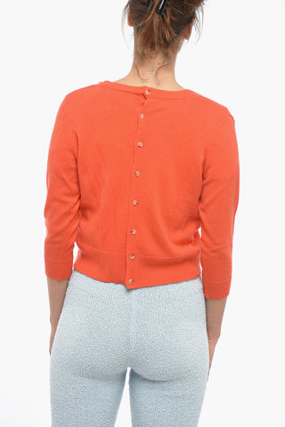 Interchangeable Detail Cashmere Cardigan