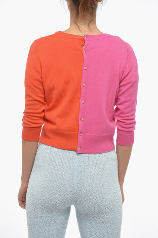 Interchangeable Detail Cashmere Cardigan