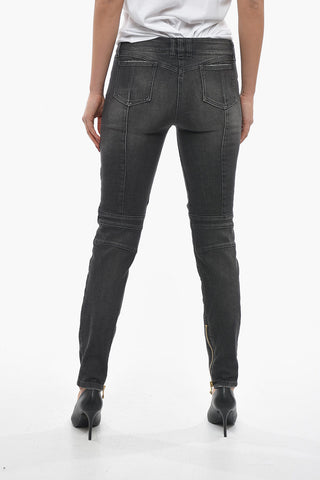 Zipped Ankle Multipocket BIKER Denims