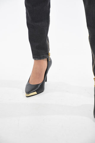 Zipped Ankle Multipocket BIKER Denims