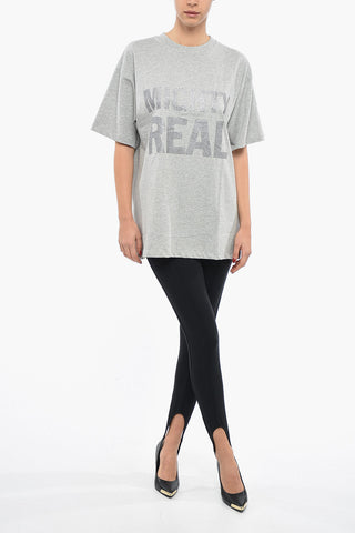 Crew Neck HANGOVER UNISEX T-Shirt with Glittered Print