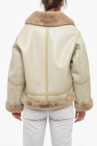 Faux-Fur Padding RAINA Aviator Jacket