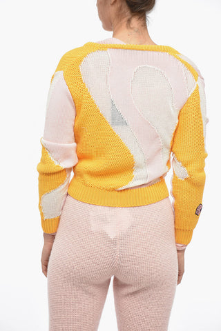 See Through Inserts Cotton Cardigan