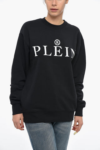SWITZERLAND Crew-neck Sweatshirt with Contrasting Logo