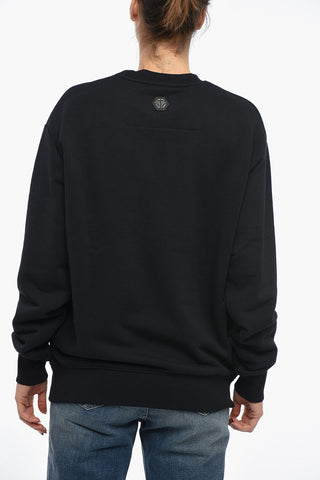 SWITZERLAND Crew-neck Sweatshirt with Contrasting Logo