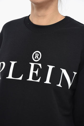 SWITZERLAND Crew-neck Sweatshirt with Contrasting Logo