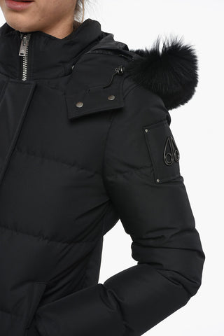 CLOUD Quilted Down Jacket With removable Faux-Fur Detail