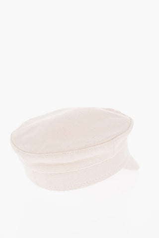 Cappello Baker Boy in Cotone con Monogram in Gioiello