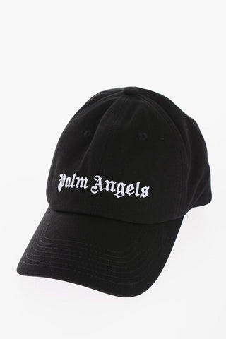 Cappello Da Baseball in Cotone Con Logo Ricamato a Contrasto