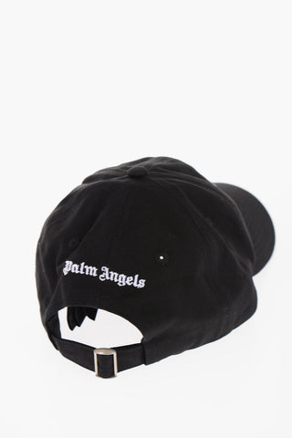 Cappello Da Baseball in Cotone Con Logo Ricamato a Contrasto