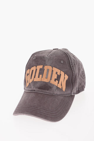 Faded Effect Cap with Contrasting Print
