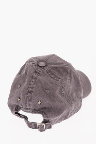 Faded Effect Cap with Contrasting Print