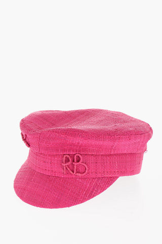 Cappello Baker Boy in Paglia a Tinta Unita