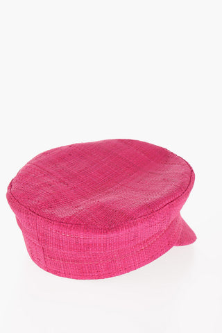 Cappello Baker Boy in Paglia a Tinta Unita