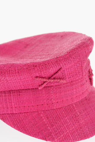 Cappello Baker Boy in Paglia a Tinta Unita
