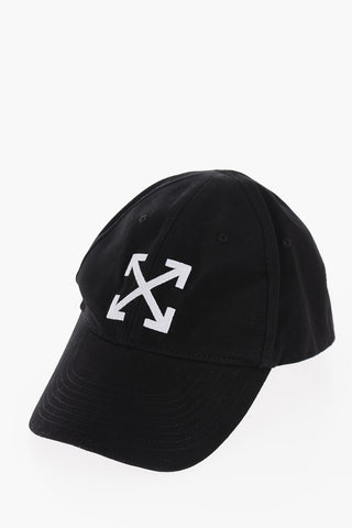 Cappello da Baseball in Cotone con Ricamo Logo a Contrasto