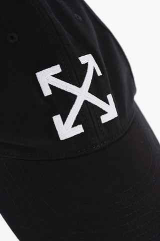Cappello da Baseball in Cotone con Ricamo Logo a Contrasto