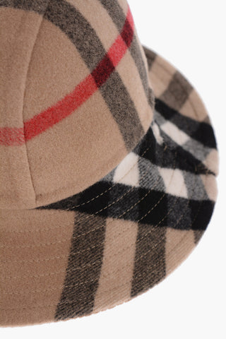 Cappello Bucket SUPERNOVA In Lana a Quadri Plaid