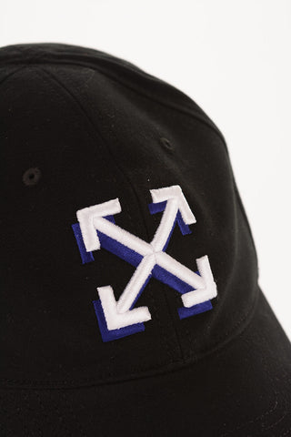 Cotton Cap with Contrast-Embroidery Logo