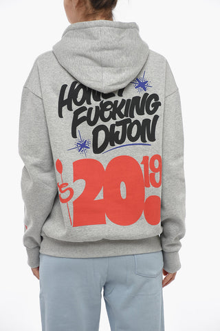 Fleece Cotton UNISEX Hoodie with Printed Logo
