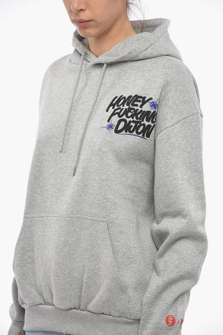 Fleece Cotton UNISEX Hoodie with Printed Logo