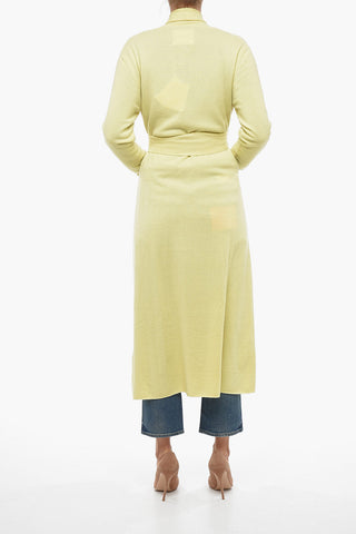 Cardigan Lungo in Cashmere con Cintura