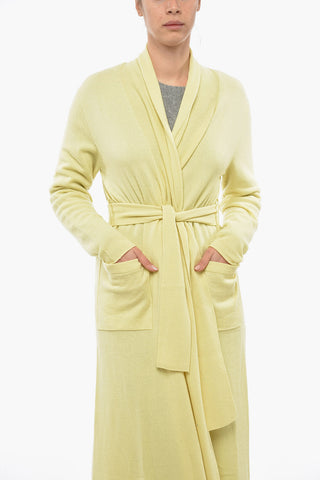Cardigan Lungo in Cashmere con Cintura