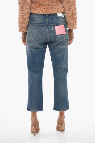 Jeans Crop ADID in Denim Stretch 20cm