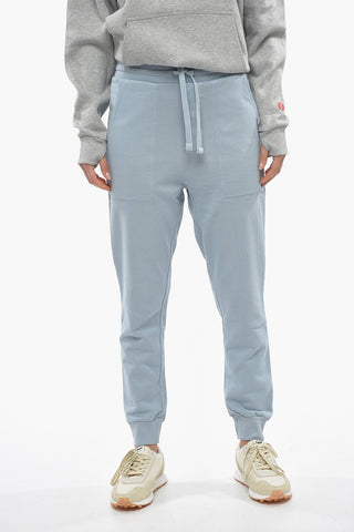 Joggers SHAY in Cotone Felpato con Polsini