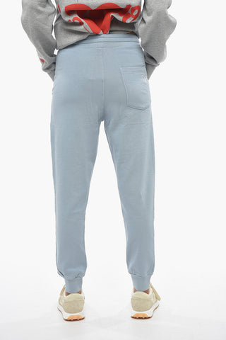 Joggers SHAY in Cotone Felpato con Polsini
