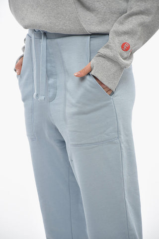 Joggers SHAY in Cotone Felpato con Polsini