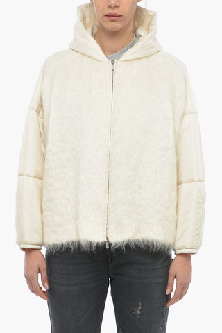 Hooded Eyelash Jacket
