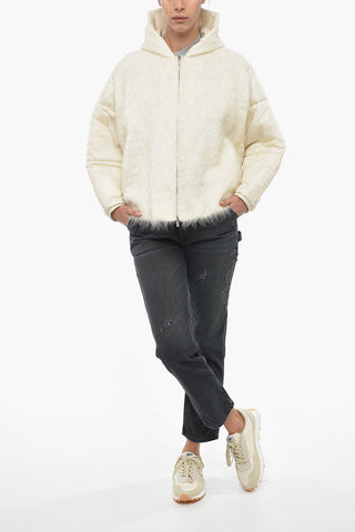 Hooded Eyelash Jacket