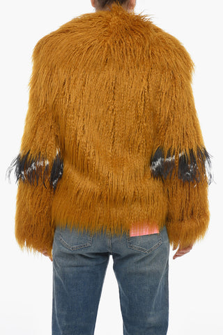 2-Pockets Faux Fur ROTADI Coat