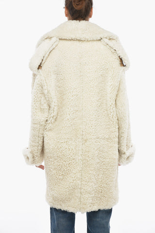 Maxi Cappotto a Doppiopetto in Pelle