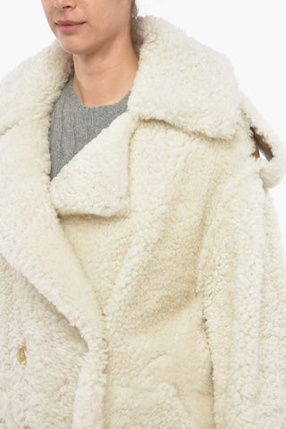 Maxi Cappotto a Doppiopetto in Pelle